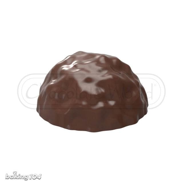 比利時 CHOCOLATE WORLD 專業巧克力模 毛胚半圓 PP CW12115
