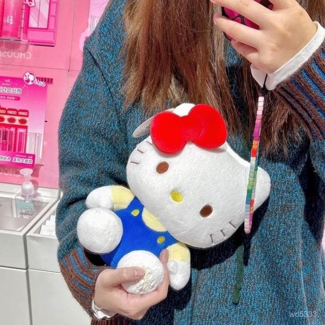 經典hellokitty玩偶網紅凱蒂貓咪毛絨玩具哈嘍kt公仔送女生日禮物