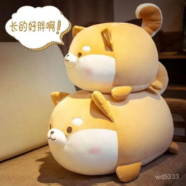 可愛柴犬毛絨玩具公仔狗狗布娃娃柯基玩偶抱枕床上情人節生日禮物