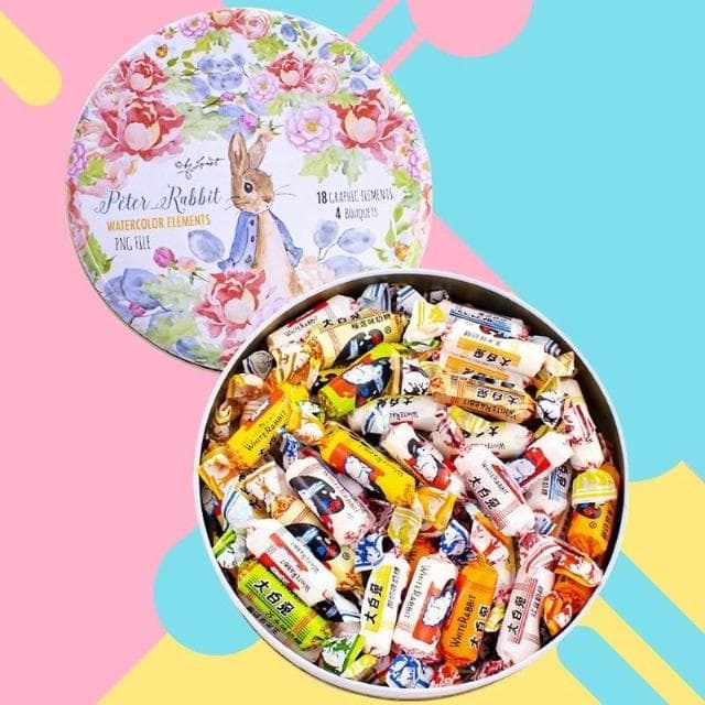  💖 正品 上海 冠生園 大白兔奶糖 多口味 奶糖 散裝 牛奶糖 可愛 生日禮物 喜糖 年貨辦公 糖果