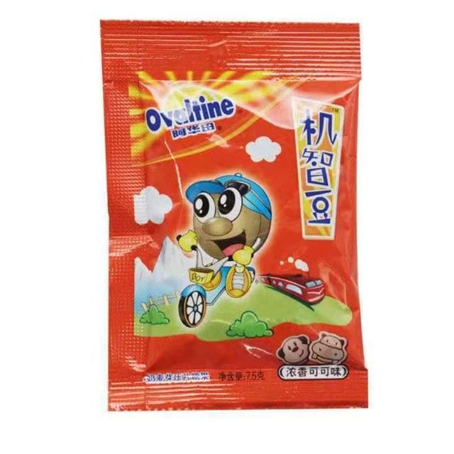  💖 阿華田機智豆濃香可可味7.5g袋麥芽牛奶糖果零食混裝阿華田可可豆