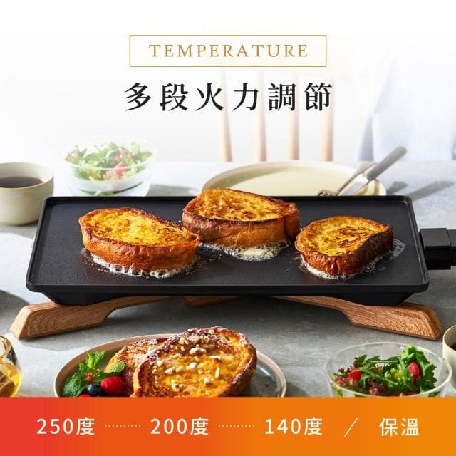 【IRIS】日系不沾輕薄電烤盤 IHU-A10 (中秋/烤肉/鐵板燒/快速加熱/德國iF產品設計獎)
