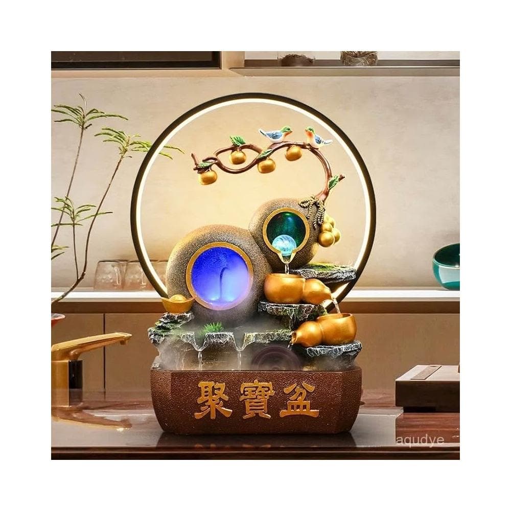 漫生活桃園出貨 葫蘆流水生財 循環水景聚寶盆 流水擺件 招財擺飾 開運 風水招財流水組 風水擺件 開幕送禮 入厝禮物
