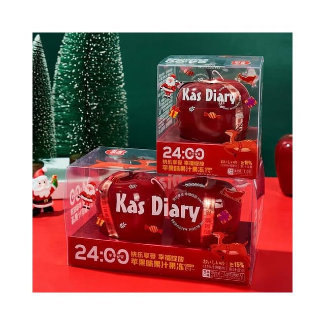  💖 平安夜 蘋果 禮盒 禮物 創意 布丁 聖誕 主題 送女生 閨蜜 聖誕節 禮物 禮品