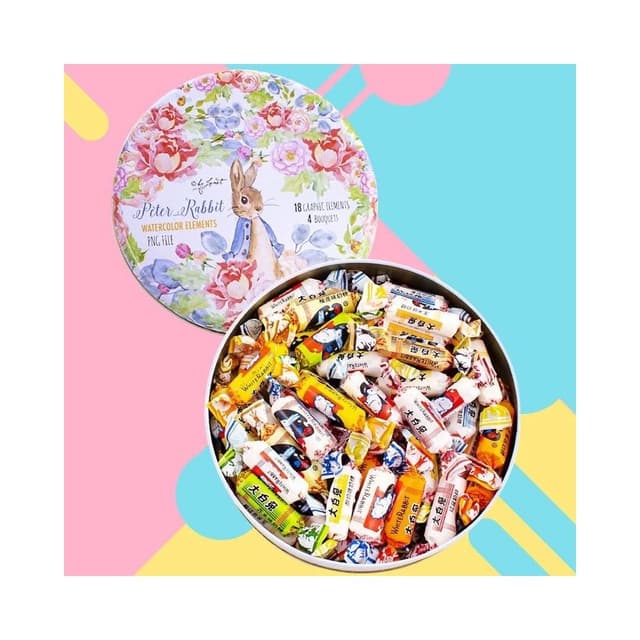  💖【精美盒裝】大白兔奶糖 生日禮物 糖果禮盒裝 送禮 喜糖 網紅禮物 年貨 糖果小零食