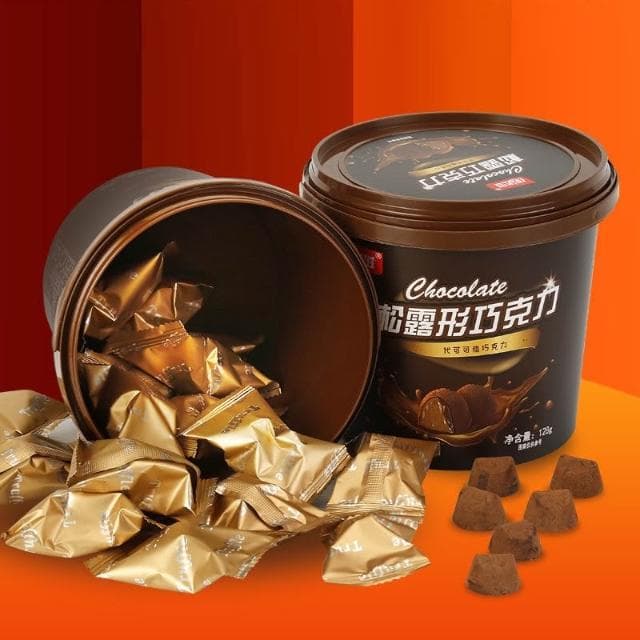  💖 巧克力 松露形黑朱古力 網紅 糖果 零食 送禮情人節 喜糖