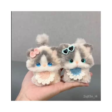 漫生活扭扭棒小貓創意手工DIY材料包可愛情侶生日禮物送男女生包包掛件 包包 生日禮物 棒 扭扭棒教學 扭扭棒書籍
