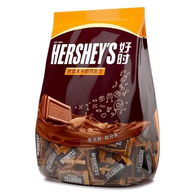  💖 好時巧克力牛奶排塊袋裝/曲奇奶香白巧克力婚慶喜糖/散裝網紅零食