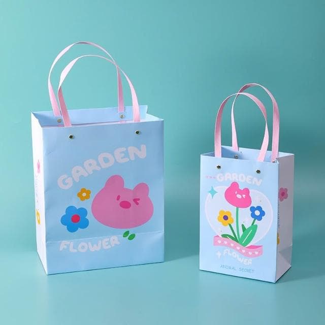 【德德小品集】奇妙花園 可愛 玩偶紙袋 包裝紙袋 環保 糖果袋 餅乾袋 ins 飾品 禮物