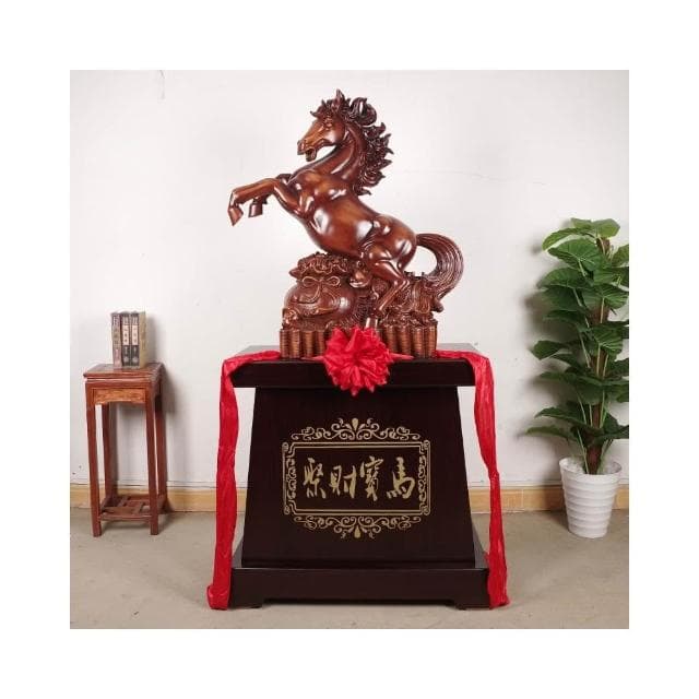 马到成功招财摆件大型落地 公司店铺开业乔迁送礼 高端装饰品摆设