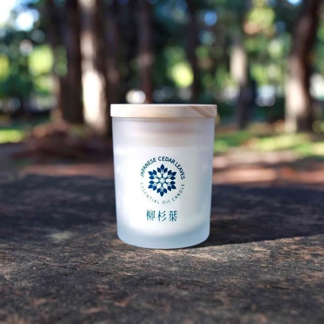 FUSSEN福森永續｜柳杉葉單方精油香氛蠟燭90g / 140g｜融蠟專用｜MIT台灣製