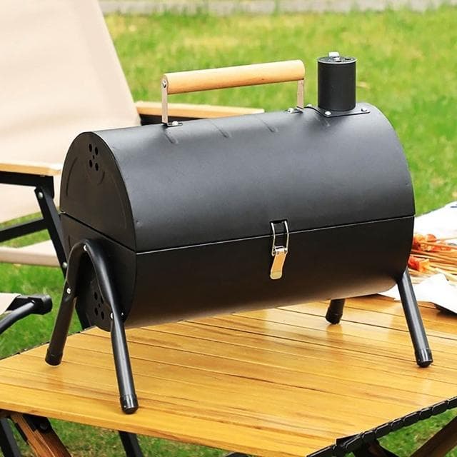 多功能摺疊燒烤爐 黑色/白色 (附烤盤/烤網) 烤肉爐 烤肉架 BBQ 露營 中秋節
