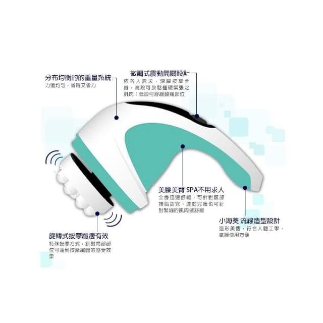 【Comefree】小海葵纖體按摩棒(推脂按摩機/溫熱按摩器/Comefree/舒壓按摩棒/美體機/父親節禮物)