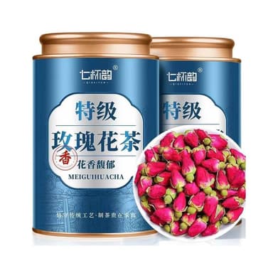 潮酷零售屋玫瑰花茶 墨紅玫瑰 金銀花茶  胎菊茶   洛神花  薄荷葉茶