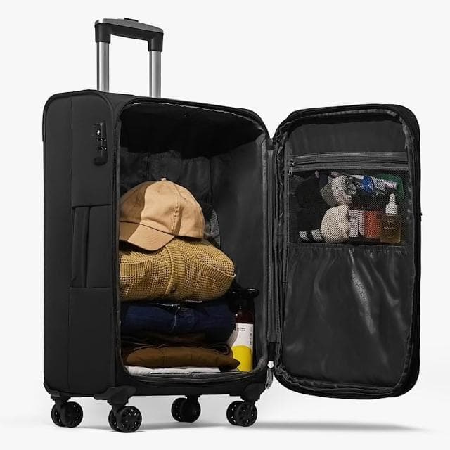 【Batolon 寶龍】皇家風範 28吋 加大防爆拉鍊商務箱/旅行箱 布面行李箱 商務箱 行李箱 布箱