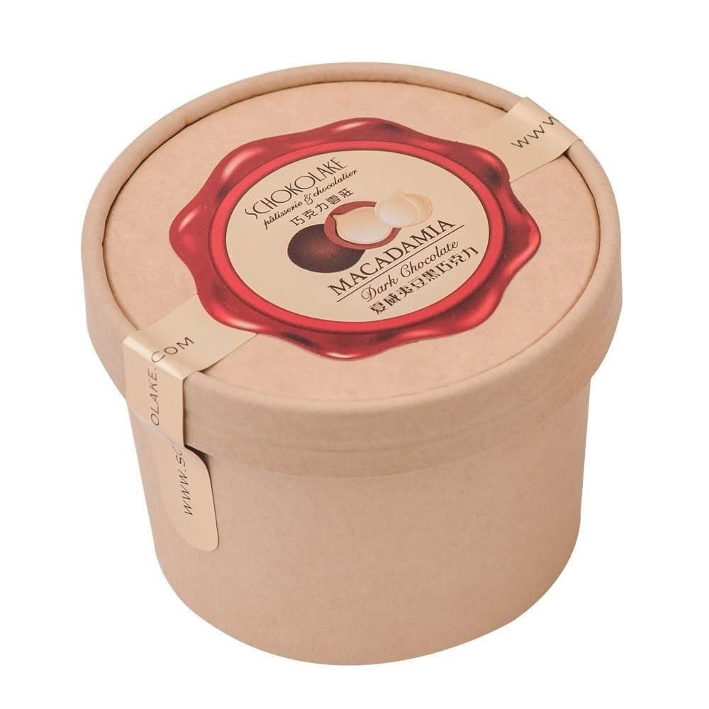 【巧克力雲莊】夏威夷豆黑巧克力100g