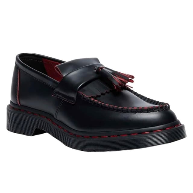 【Dr.Martens】預購 日本限定 Dr. Martens ADRIAN 馬汀 紅色縫線流蘇樂福鞋