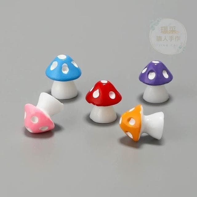 【璟采職人】蘑菇屋 仿真蘑菇屋 微景觀擺件 盆栽裝飾 迷你園藝 多肉植物 園藝植作 微景觀配件 微景觀 桌上裝飾