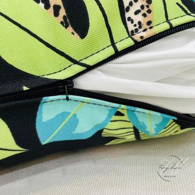 抱抱生活小舖 交換禮物 台灣製 腰枕 53x35cm 沙發抱枕 靠墊 防潑水 靠枕 高回彈 飽滿枕芯 紅鶴 花豹 
