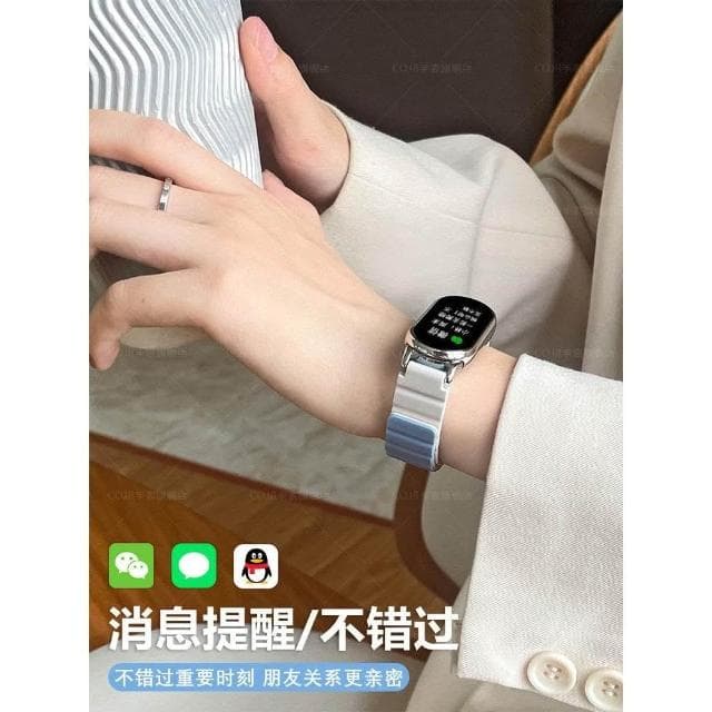 新款智能運動手環適用於小米9pro手機女款高顏值學生專用心率手錶