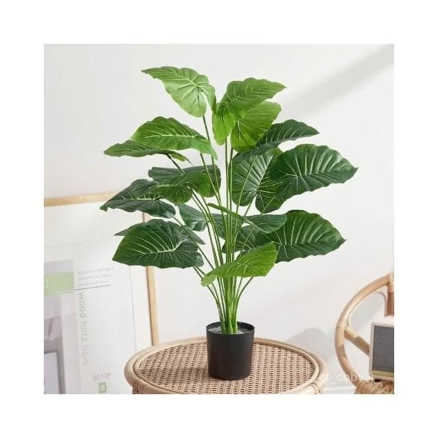 新品💕北歐ins風仿真植物 客廳仿真綠植龜背竹小盆栽 假綠植擺件 裝飾假花仿真花擺設 綠植裝飾擺件 擺飾假花
