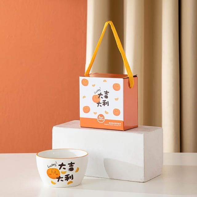 台灣現貨 創意 陶瓷 禮品 餐具 飯碗 禮盒 實用 小禮品 活動 贈送 可愛 俏皮 禮物 過年 過節 尾牙 喜慶