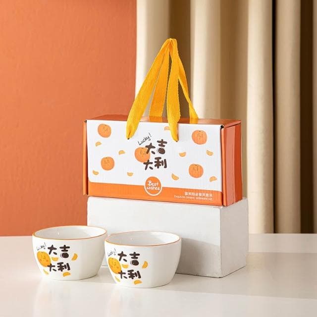 台灣現貨 創意 陶瓷 禮品 餐具 飯碗 禮盒 實用 小禮品 活動 贈送 可愛 俏皮 禮物 過年 過節 尾牙 喜慶