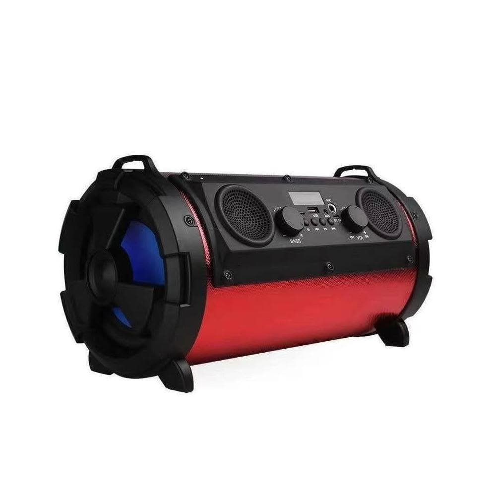 🎀美小姐精選現貨在台🎤戶外藍牙喇叭 藍芽音響 無線音箱 六吋低音砲重低音 手提音響 大音量 四色可選