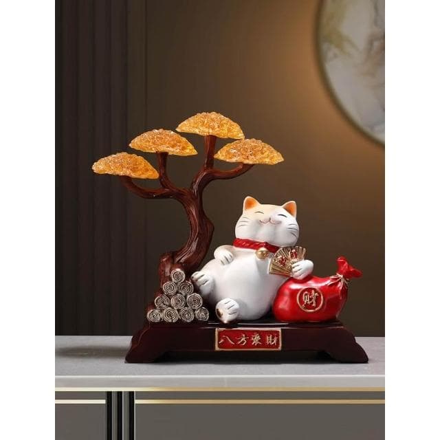 招財貓擺件開業大吉禮物朋友飯店新店開店送禮高檔前臺創意裝飾品