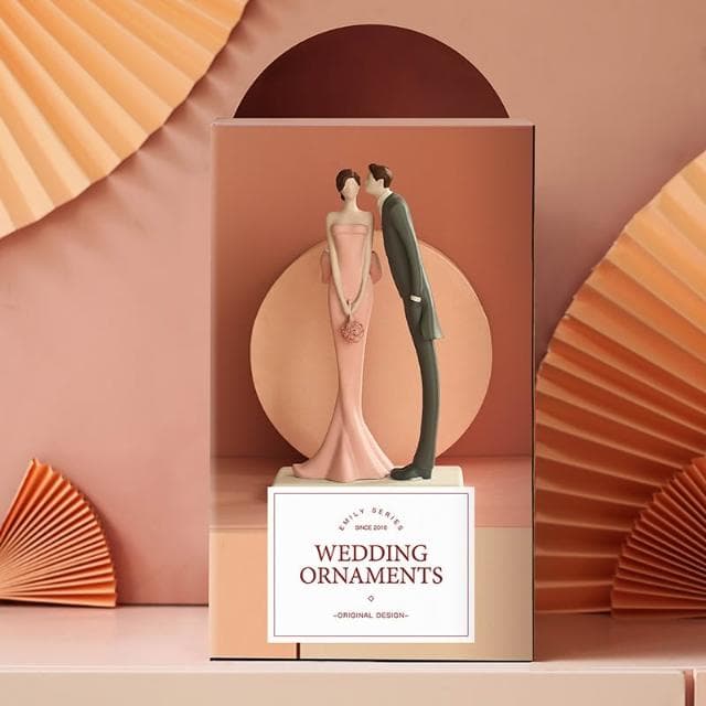 北歐甜蜜婚禮擺件實用新婚結婚禮物送新人閨蜜訂婚禮品情人節女友男友禮物