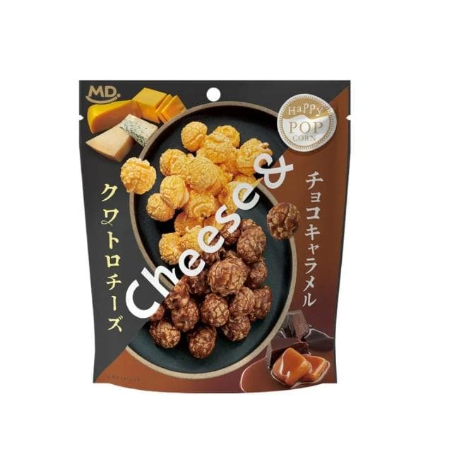 日本爆紅🔥MD Holdings 快樂爆米花 四重起司系列 爆米花 濃厚鹹甜系 抹茶 巧克力 焦糖 零食 點心 嘴饞