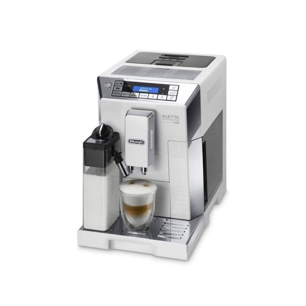 【Delonghi 迪朗奇】送精品咖啡豆兩包 義大利 御白型 全自動義式咖啡機 ECAM 45.760.W