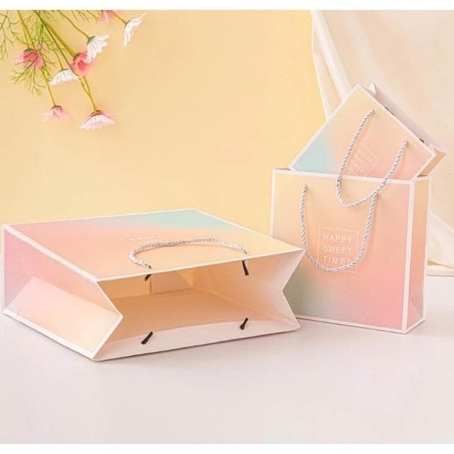 大理石紋禮品袋 禮物 贈品 婚禮小物 禮物袋 手提袋 紙袋 生日禮物 彌月周歲 探房送禮 交換禮物手提袋