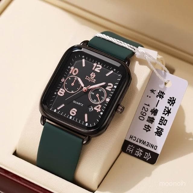 偉偉錶錶 日韓簡約ins高顔學生手錶女款輕奢小衆不撞款高級感女生方形女錶