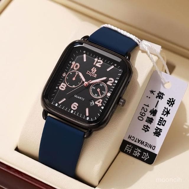 偉偉錶錶 日韓簡約ins高顔學生手錶女款輕奢小衆不撞款高級感女生方形女錶