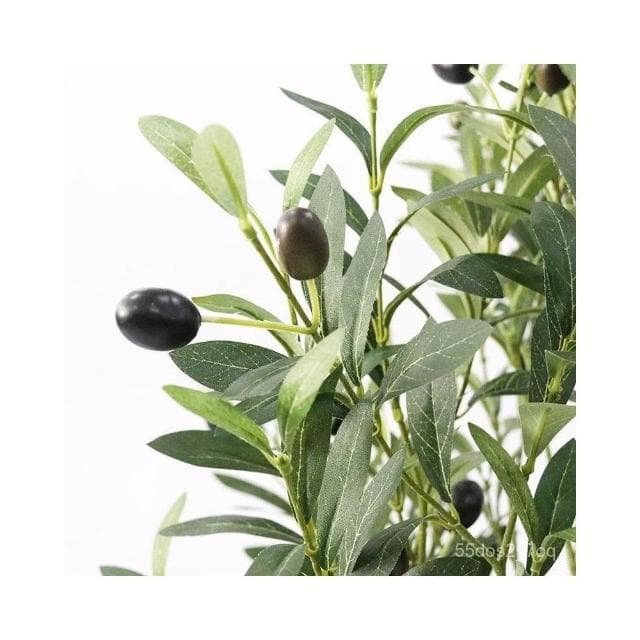 可開發票 北歐仿真綠植假盆栽大型裝飾擺件客廳室內盆景仿真植物橄欖樹假樹
