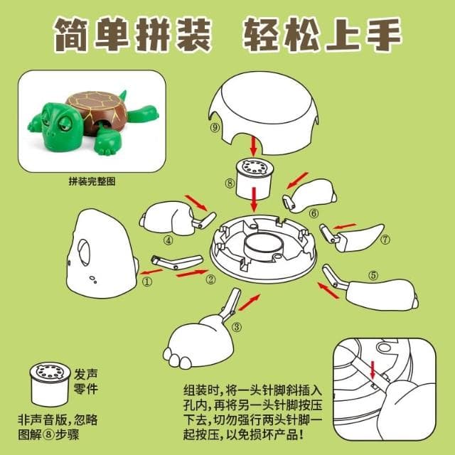 搞怪尖叫烏龜杯墊｜驚嚇音效｜解壓神器｜趣味惡作劇｜抖音爆款｜搞笑創意禮物｜水杯墊辦公療癒擺件