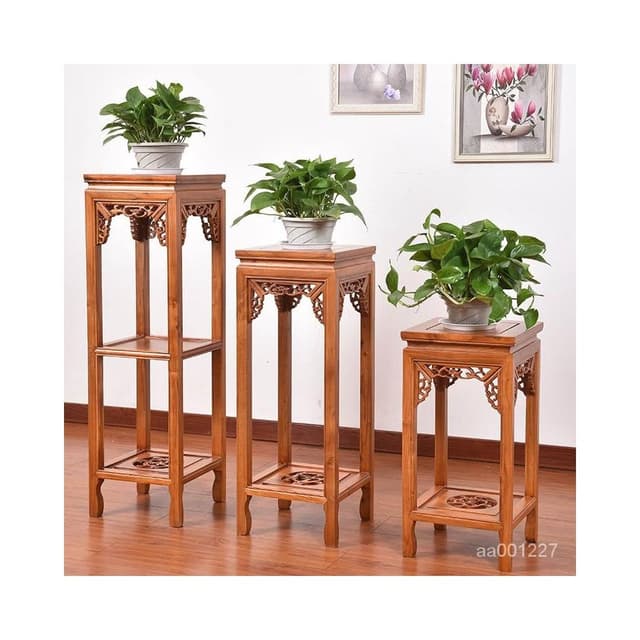 花架子多層室內特價陽臺客廳木製裝飾架省空間花盆落地式綠蘿展示邊桌 盆栽架 花架 植物架 KBYM