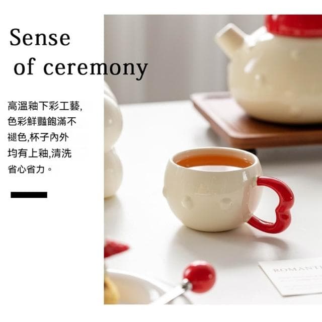 小慕KOGURE 茶具套裝 陶瓷 泡茶壺 茶具組 家用 防燙 茶壺茶杯 禮盒包裝