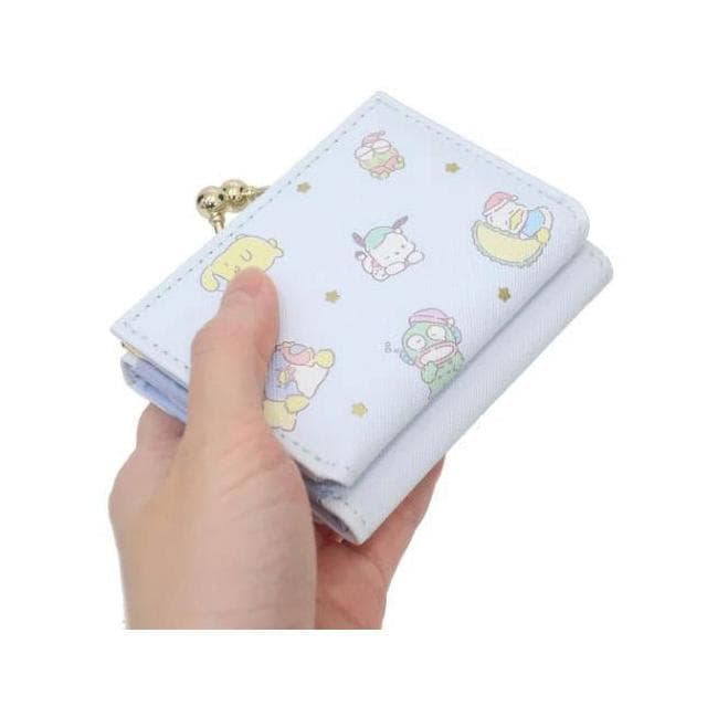 【SANRIO 三麗鷗】三麗鷗 晚安系列 短夾 錢包 皮夾 高質感 皮革 日本正版 該該貝比日本精品