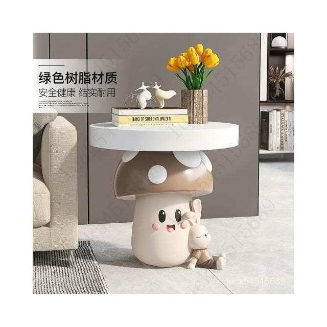 優選/免運 可開票~蘑菇 茶幾 落地擺件傢居飾品客廳沙髮邊幾臥室床頭櫃喬遷禮物