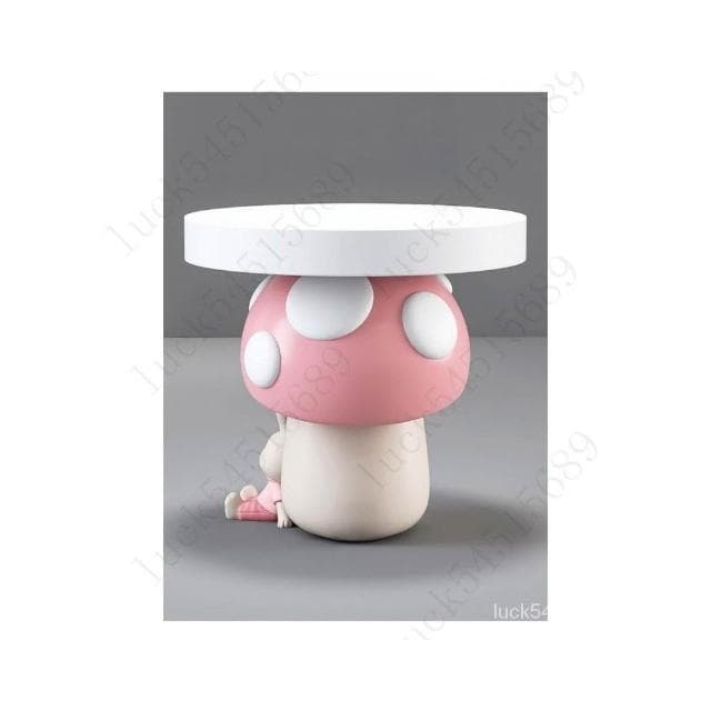 優選/免運 可開票~蘑菇 茶幾 落地擺件傢居飾品客廳沙髮邊幾臥室床頭櫃喬遷禮物