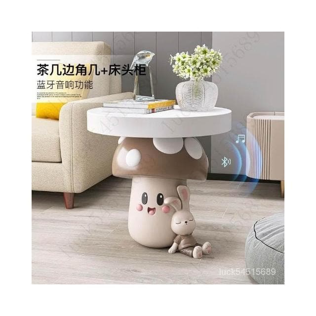 優選/免運 可開票~蘑菇 茶幾 落地擺件傢居飾品客廳沙髮邊幾臥室床頭櫃喬遷禮物