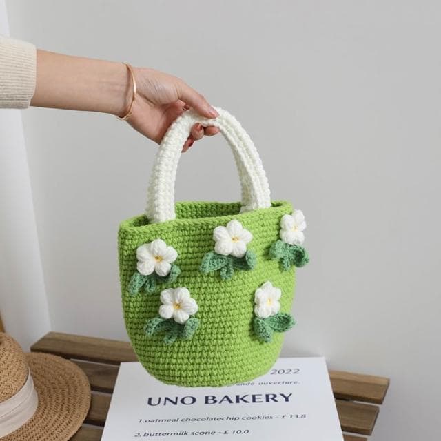 【米蘭精品】情人節禮物 現貨+預購 女草編包手提包渡假單肩側背包大容量藤編織包包(可愛山茶花造型74ly78)