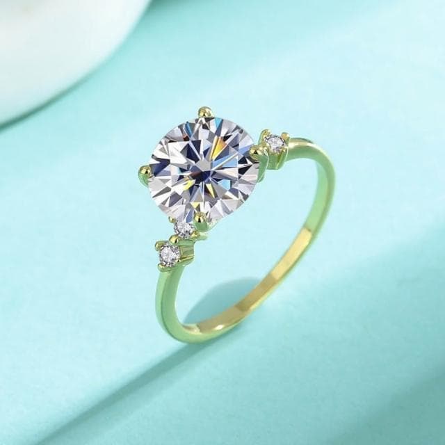 【米蘭精品】現貨+預購 頂級莫桑鑽石戒指925純銀戒指婚戒女鑽戒子求婚戒情人節禮物-高級3克拉D色戒74lp36