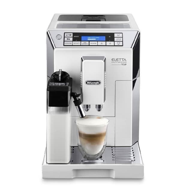 【Delonghi 迪朗奇】限期贈2磅咖啡豆+真空儲豆罐  ECAM 45.760.W 迪朗奇 御白型 全自動義式咖啡機 1