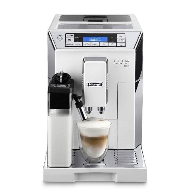 【Delonghi 迪朗奇】限期贈2磅咖啡豆+真空儲豆罐  ECAM 45.760.W 迪朗奇 御白型 全自動義式咖啡機 1