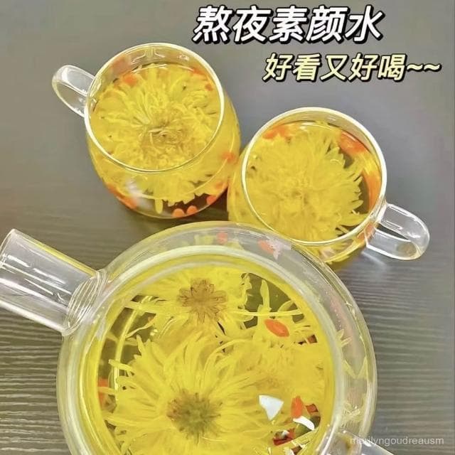菊花茶金絲皇菊一朵一杯大朵黃菊花獨立便攜菊花草茶葉批髮金絲菊