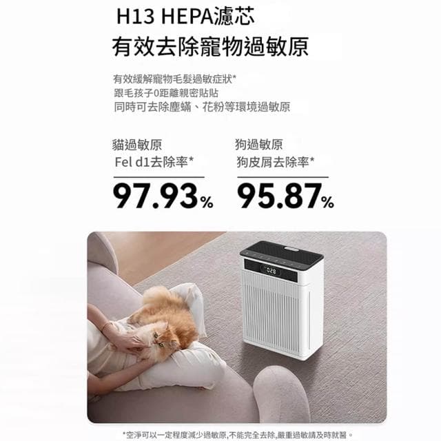 PETCOCO 寵物清淨機 寵物空氣清淨機 殺菌除臭 智能定時 多檔位調節 寵物去浮毛機 負離子空氣凈化器 