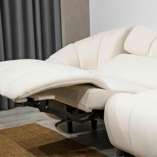 【坐又銘】妮娜Nina電動沙發-珍珠白(USB插孔/藍芽音響/製冷系統/語音提示)